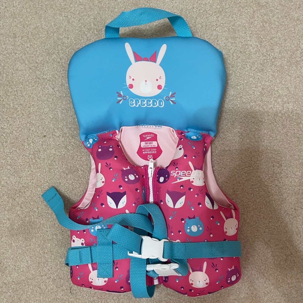 Speedo infant/baby life jacket NWOT